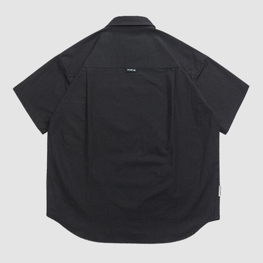 Style Core Aesthetics, New Style Trends Solid Multi-Pocket Shirts
