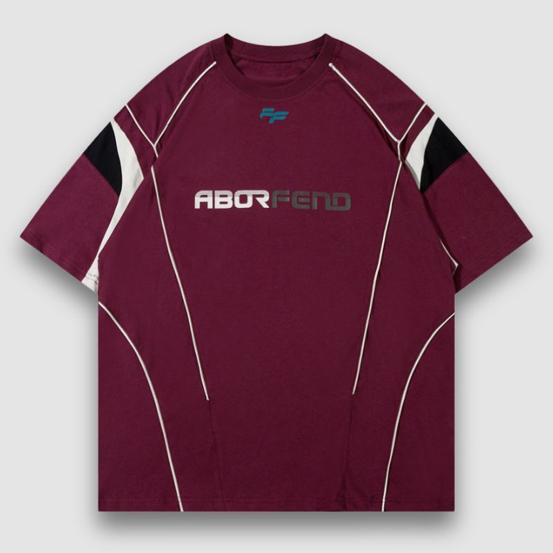 Style Core Aesthetics, New Style Trends Solid Patch Racing Tee