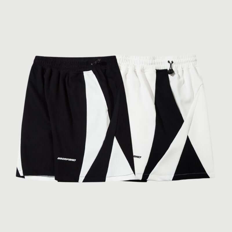 Style Core Aesthetics, New Style Trends Sports Color Block Shorts