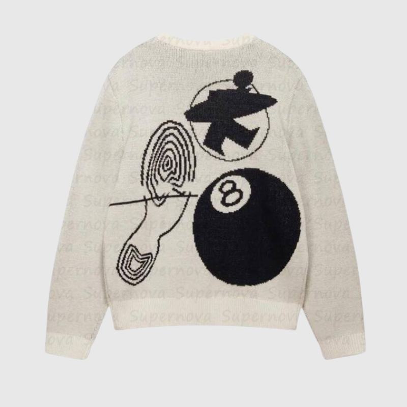 Style Core Aesthetics, New Style Trends Street Chic Artistic Knit Sweater