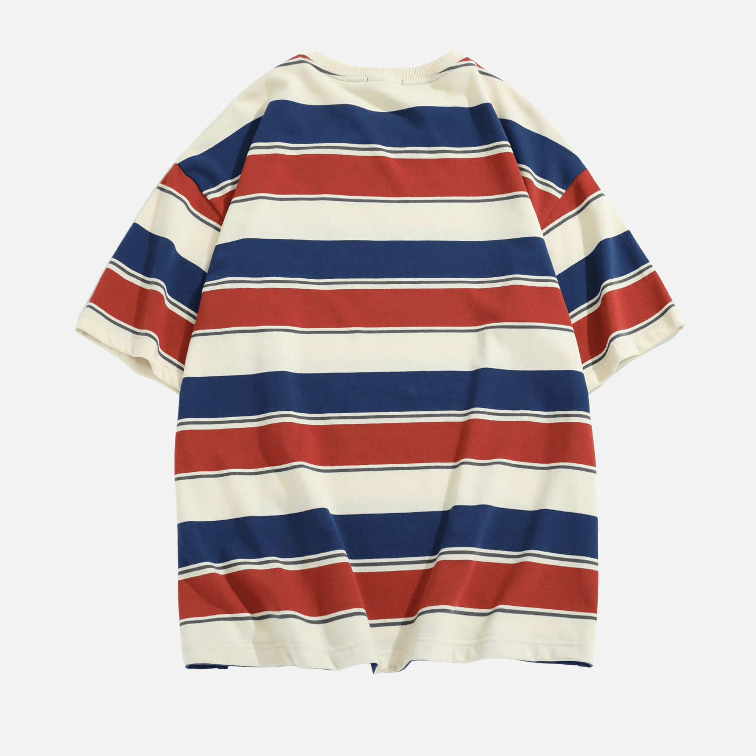Style Core Aesthetics, New Style Trends Striped Colorblock Cotton T-Shirt