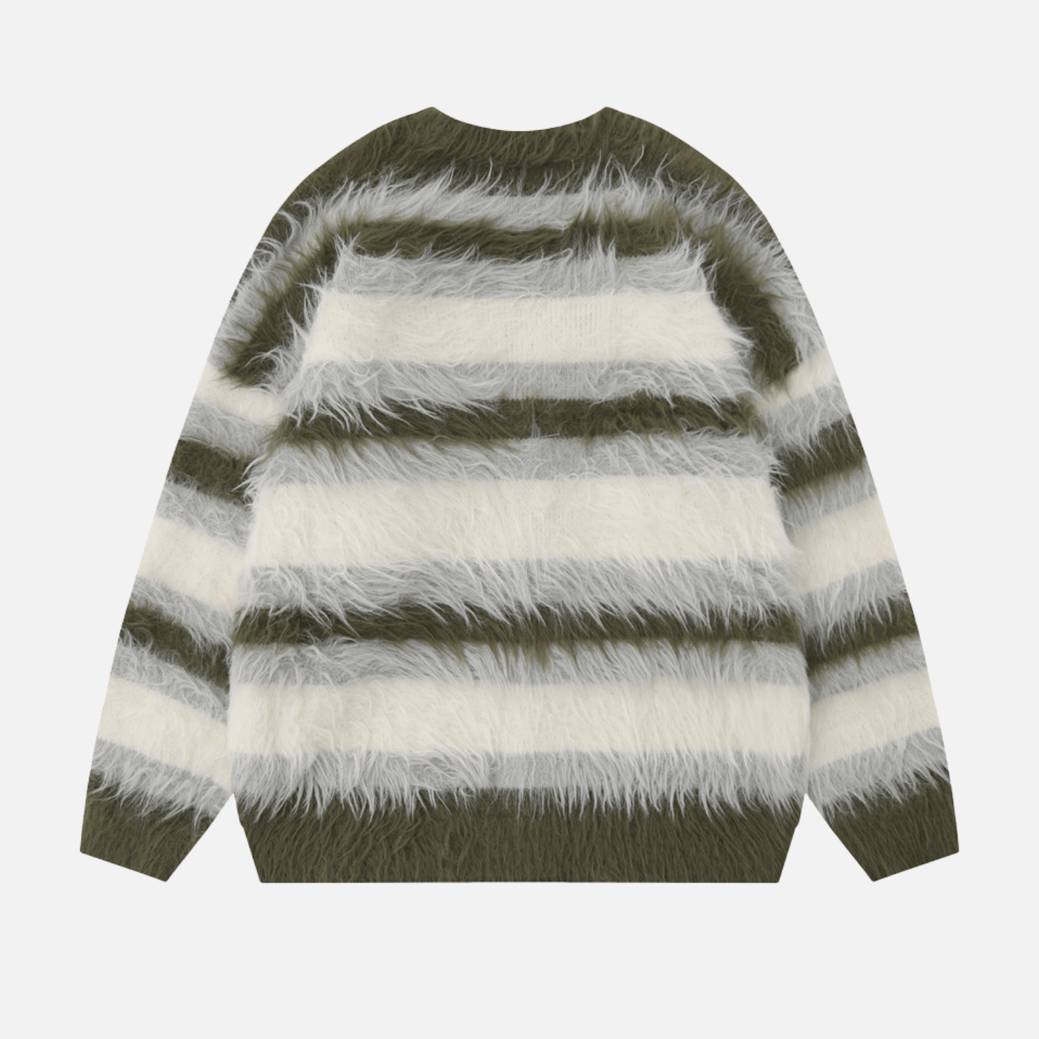 Style Core Aesthetics, New Style Trends Striped Fleece-Lined V-Neck Sweater