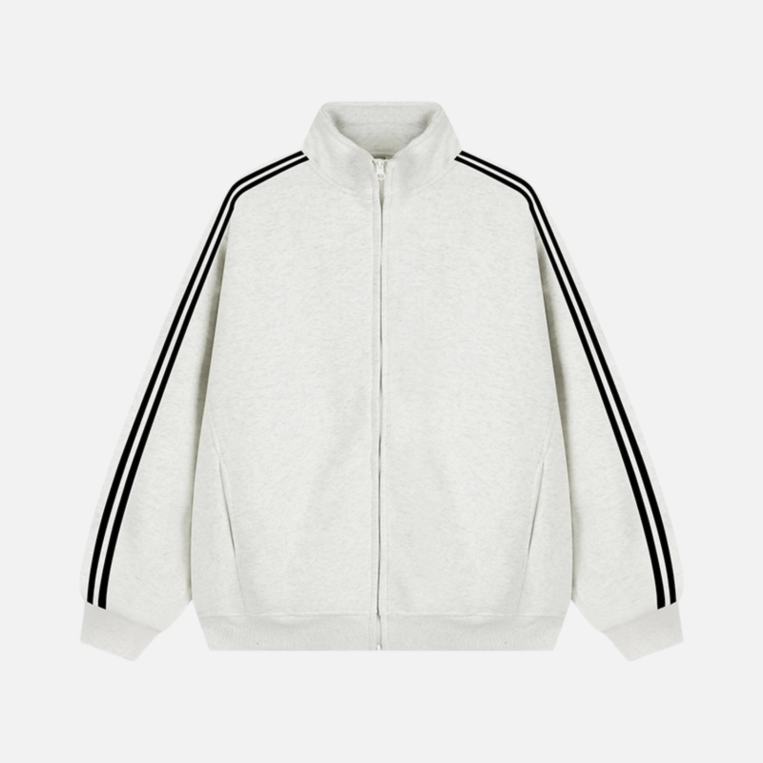 Style Core Aesthetics, New Style Trends Striped Stand Collar Jacket
