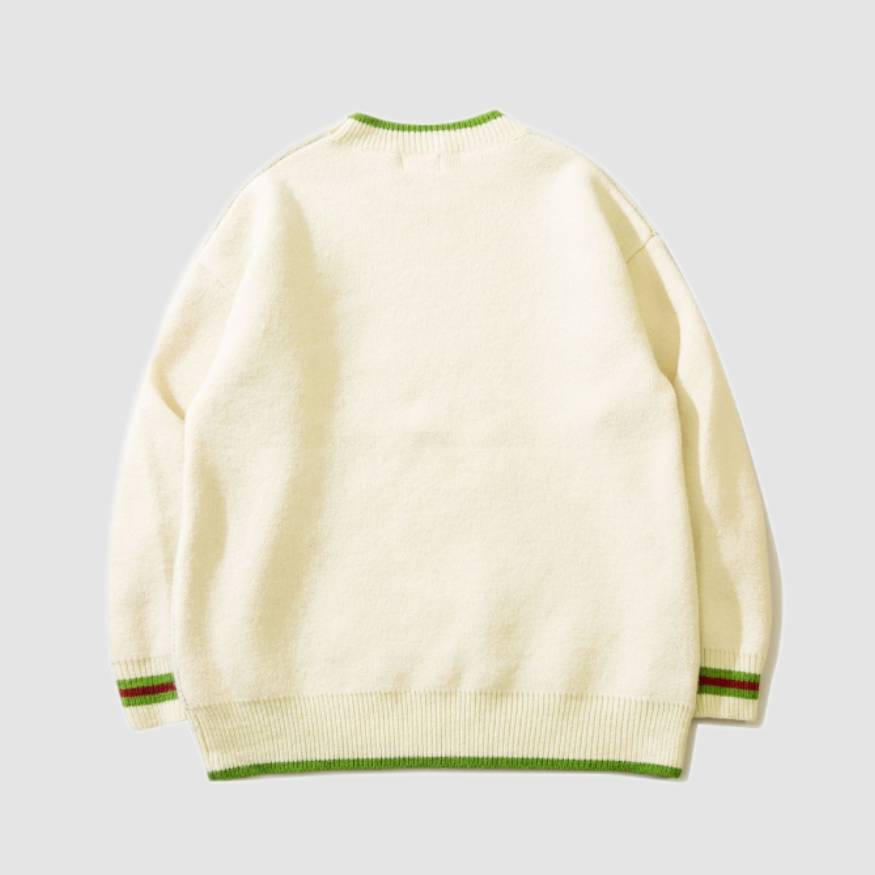 Style Core Aesthetics, New Style Trends Stylish Cherry Pattern Sweater