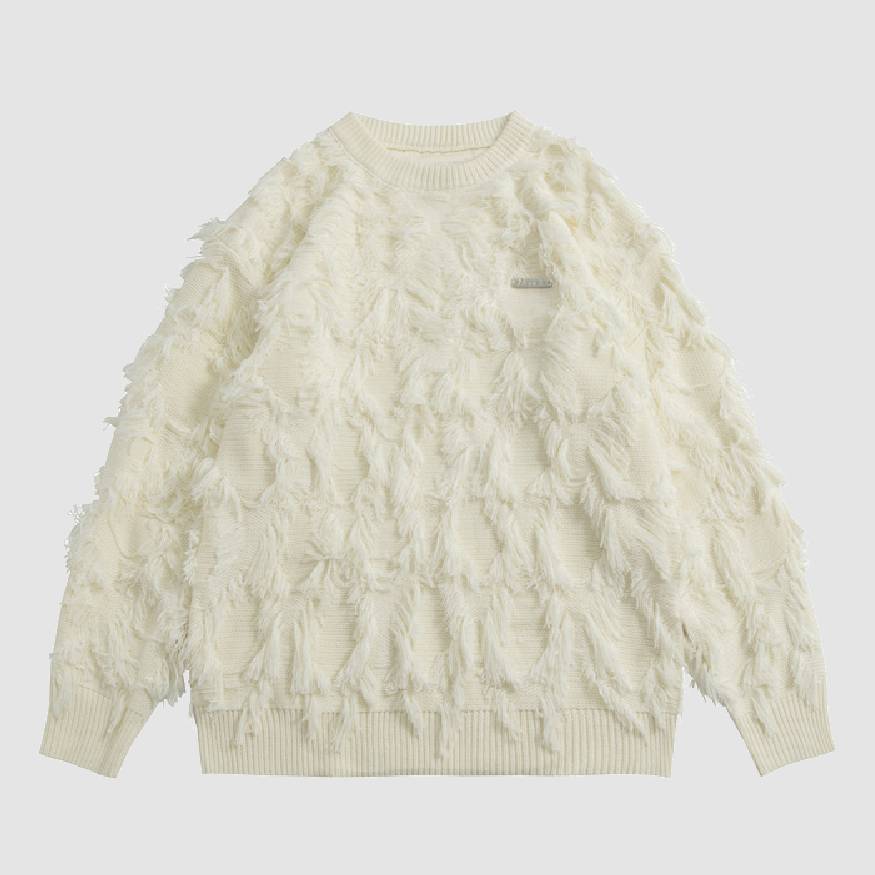 Style Core Aesthetics, New Style Trends Stylish Tassel Knit Sweater