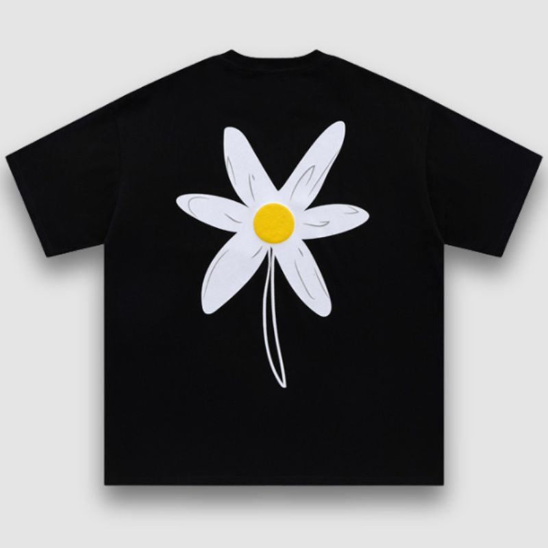 Style Core Aesthetics, New Style Trends Sunflower Pattern Printed Tee
