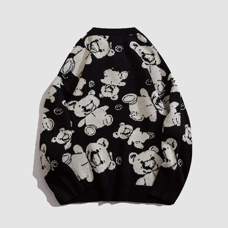 Style Core Aesthetics, New Style Trends Teddy Bear Knitted Sweater