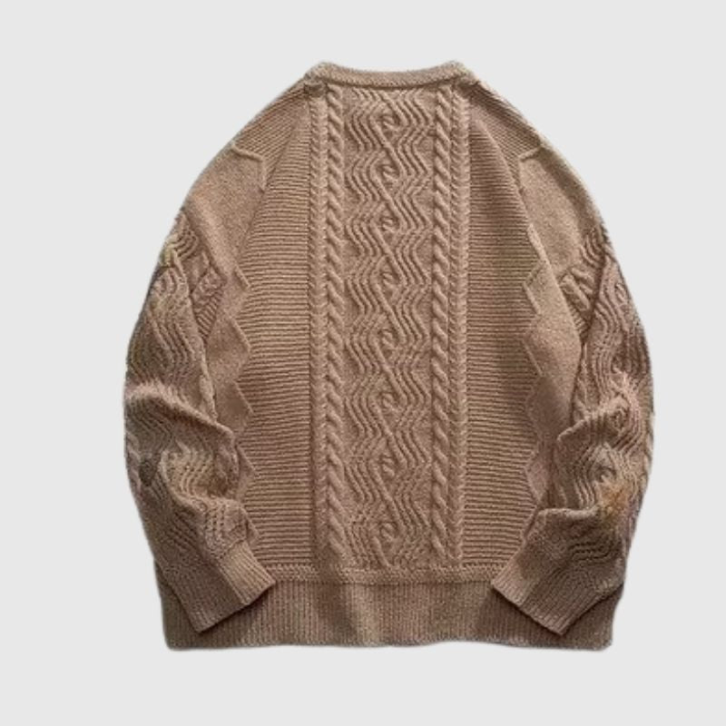 Style Core Aesthetics, New Style Trends Twist Embroidered Knit Pullover