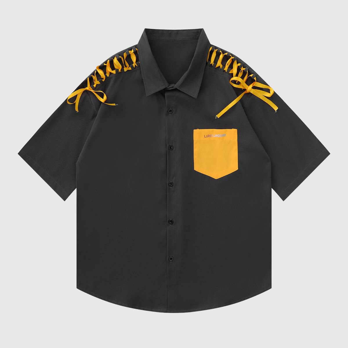 Style Core Aesthetics, New Style Trends Unique Shoulder Tie Shirt
