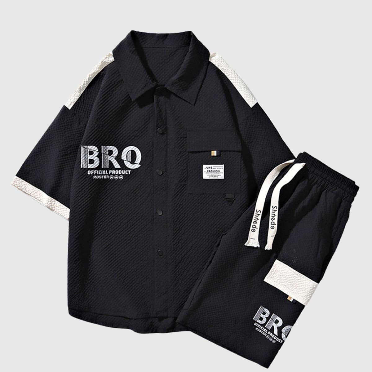 Style Core Aesthetics, New Style Trends Urban Textured Cargo Shirt