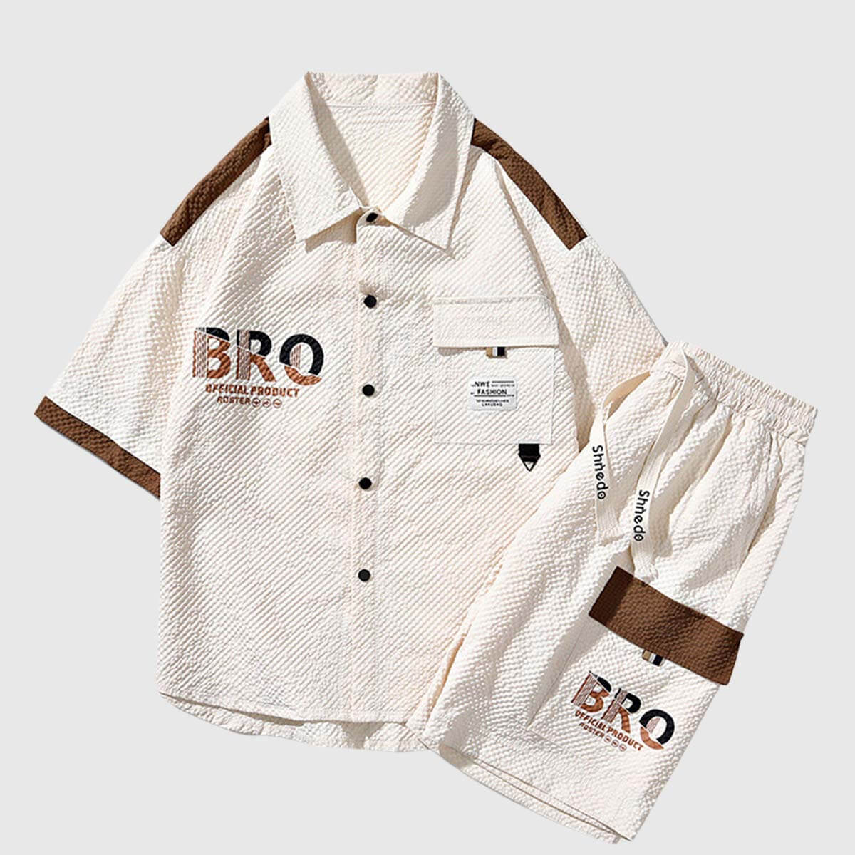 Style Core Aesthetics, New Style Trends Urban Textured Cargo Shirt