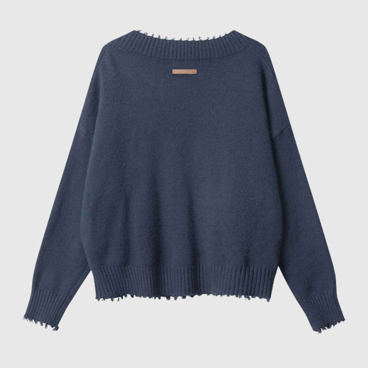 Style Core Aesthetics, New Style Trends V-Neck Loose Knit Sweater