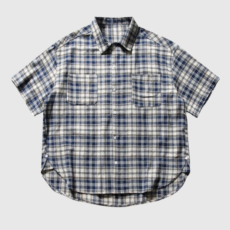 Style Core Aesthetics, New Style Trends Vintage Cargo Plaid Shirts