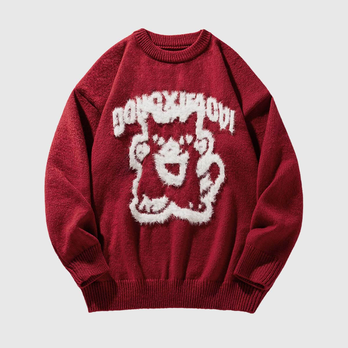 Style Core Aesthetics, New Style Trends Vintage Cartoon Knit Sweater