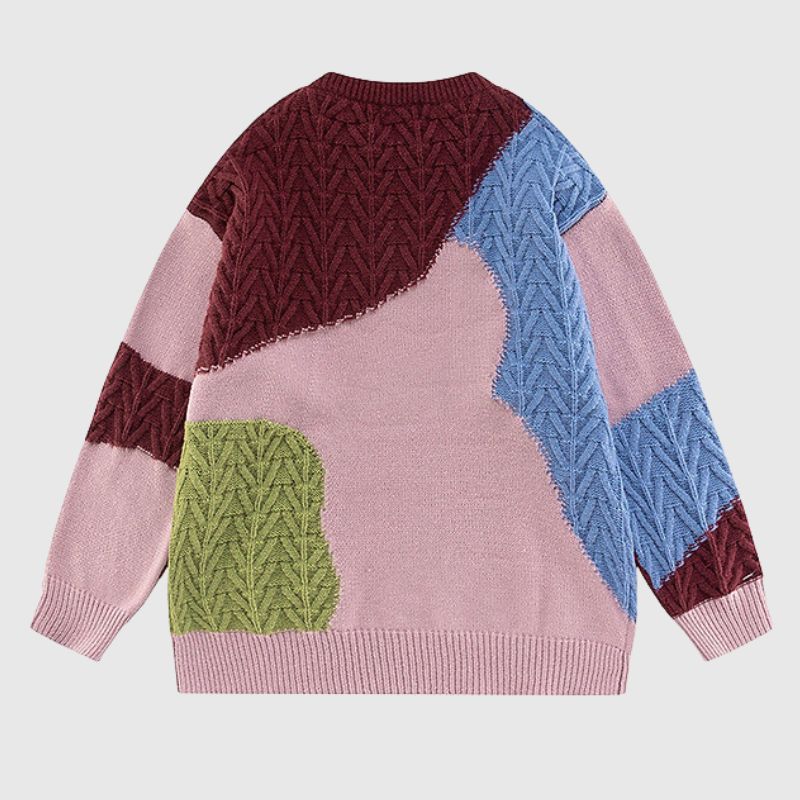 Style Core Aesthetics, New Style Trends Vintage Chic Color Clash Cozy Sweater