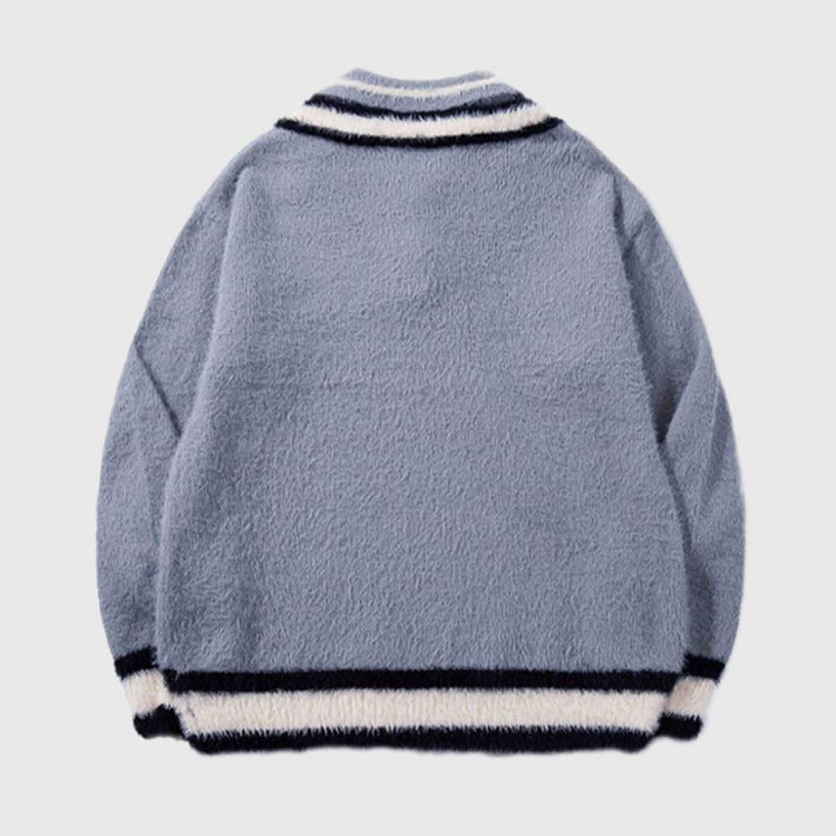 Style Core Aesthetics, New Style Trends Vintage College Sweater