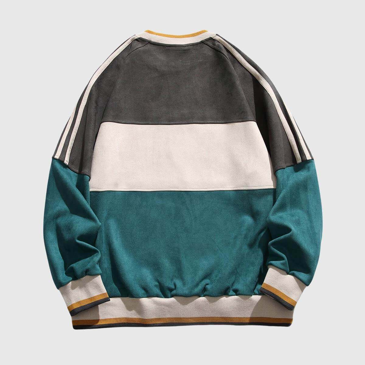 Style Core Aesthetics, New Style Trends Vintage Colorblock Sweatshirt
