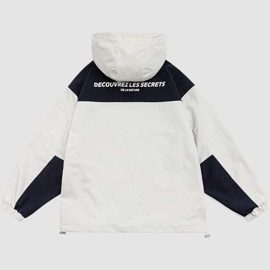 Style Core Aesthetics, New Style Trends Vintage Contrast Patchwork Jacket