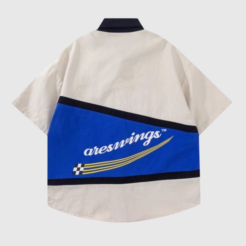 Style Core Aesthetics, New Style Trends Vintage Contrast Shirts