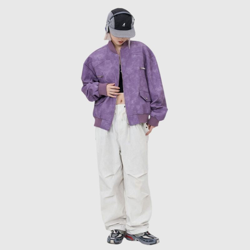 Style Core Aesthetics, New Style Trends Vintage Cropped High Street Flight Jacket