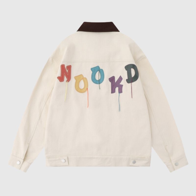 Style Core Aesthetics, New Style Trends Vintage Embroidered Dopamine Design Jacket
