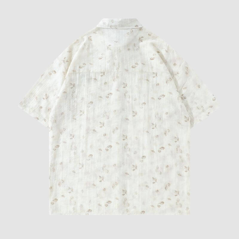 Style Core Aesthetics, New Style Trends Vintage Floral Full Print Shirts