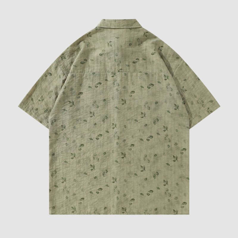 Style Core Aesthetics, New Style Trends Vintage Floral Full Print Shirts