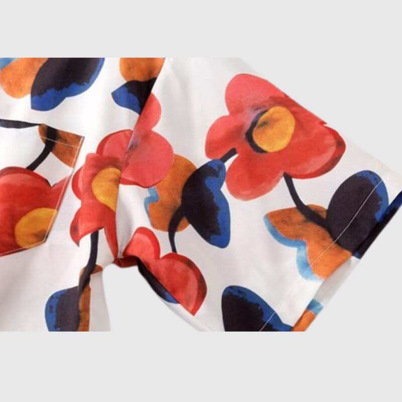 Style Core Aesthetics, New Style Trends Vintage Floral Print Shirts