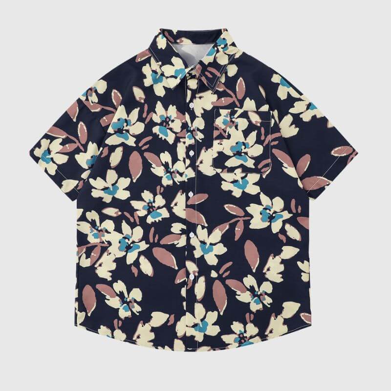 Style Core Aesthetics, New Style Trends Vintage Floral Shirts