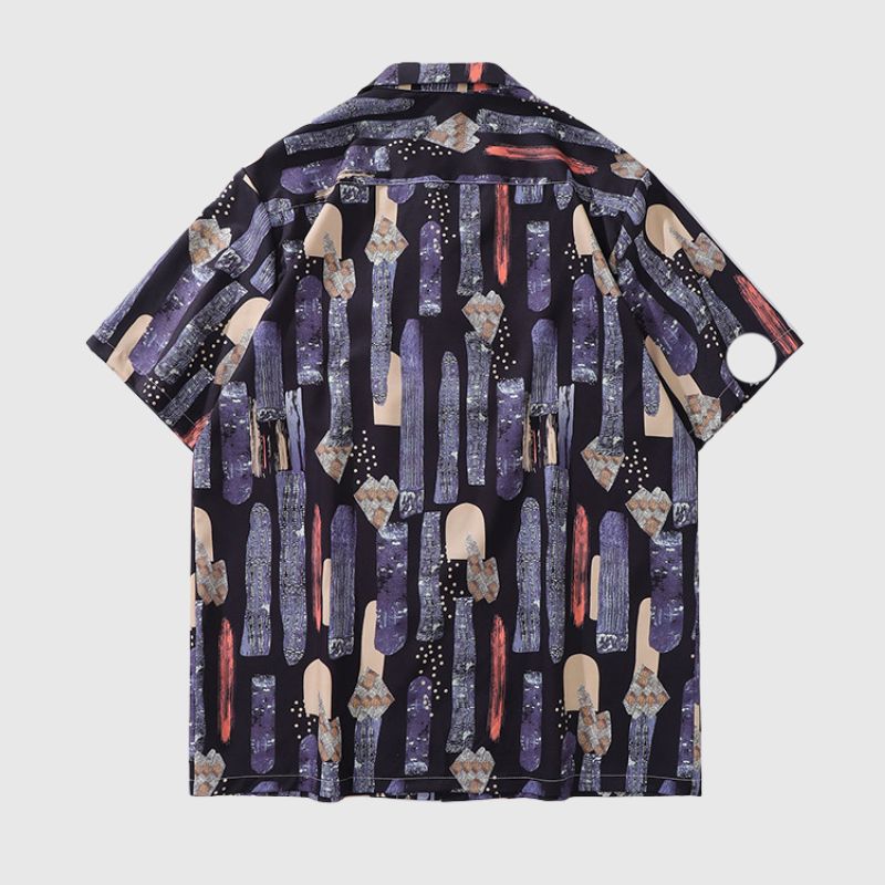 Style Core Aesthetics, New Style Trends Vintage Graffiti Printed Shirt