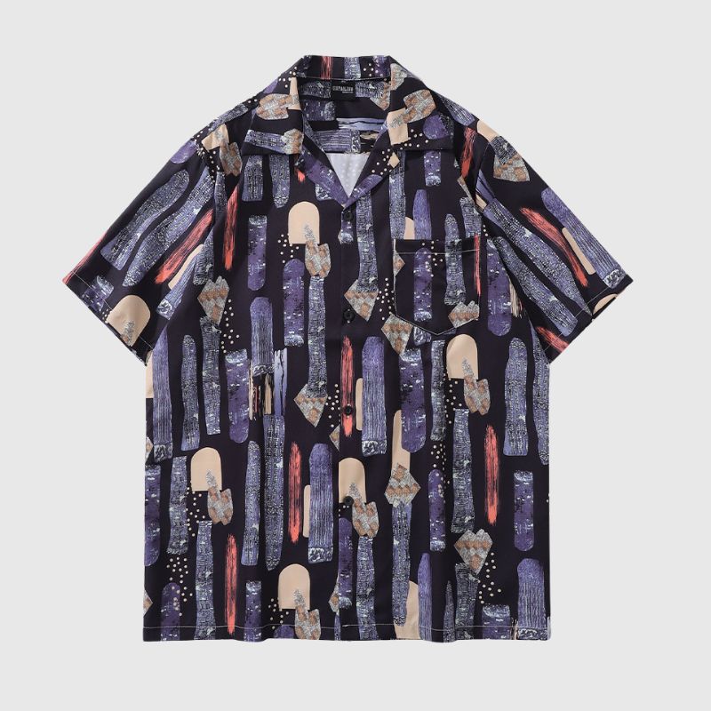 Style Core Aesthetics, New Style Trends Vintage Graffiti Printed Shirt