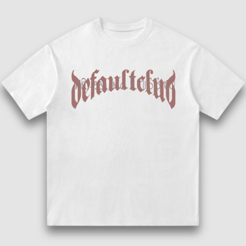 Style Core Aesthetics, New Style Trends Vintage Lettered Floral Printed Suede Tee