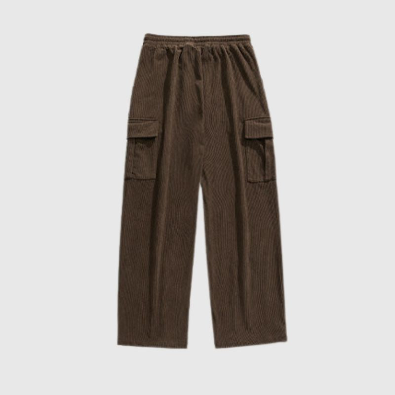 Style Core Aesthetics, New Style Trends Vintage Loose-Fit Japanese Corduroy Pants