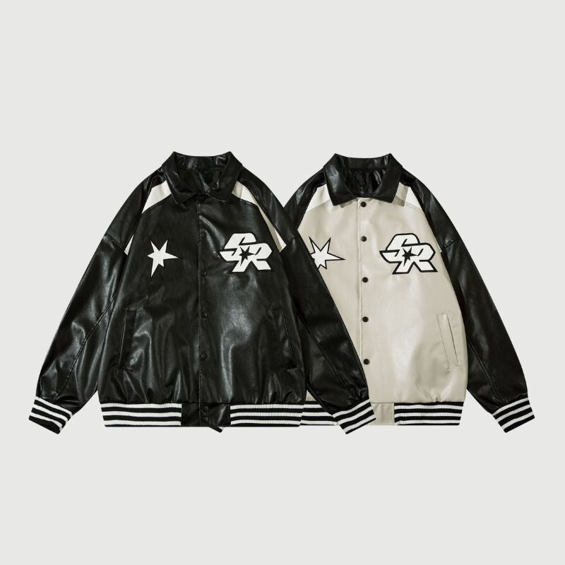 Style Core Aesthetics, New Style Trends Vintage Original Loose Fit Leather Jacket