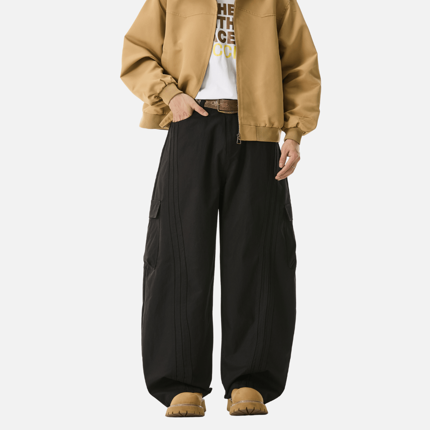 Style Core Aesthetics, New Style Trends Vintage Patchwork Cargo Pants