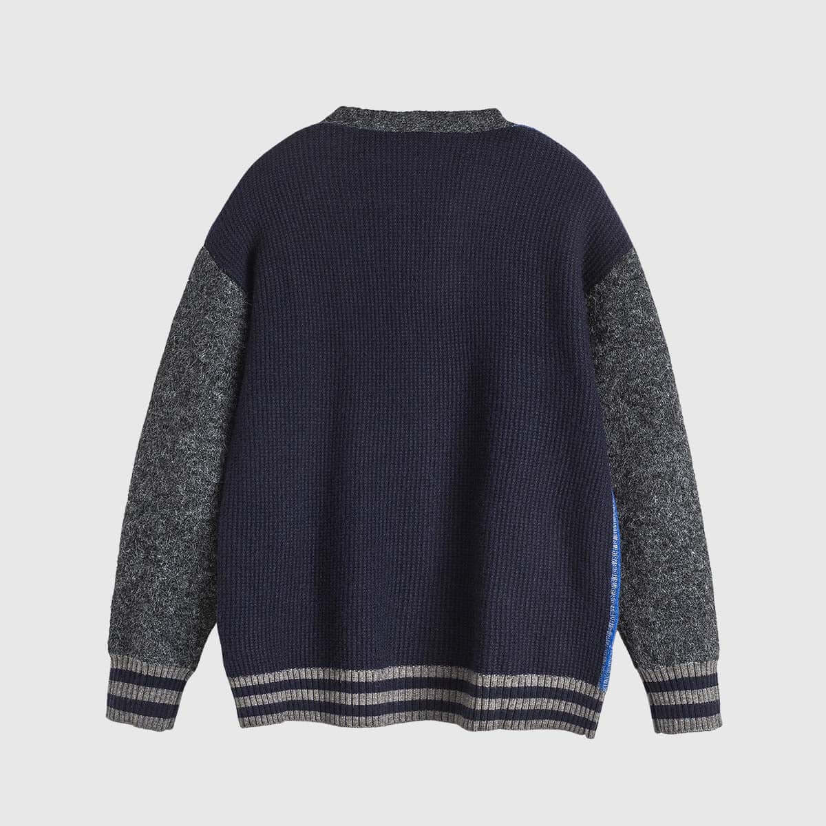 Style Core Aesthetics, New Style Trends Vintage Patchwork Knit Cardigan