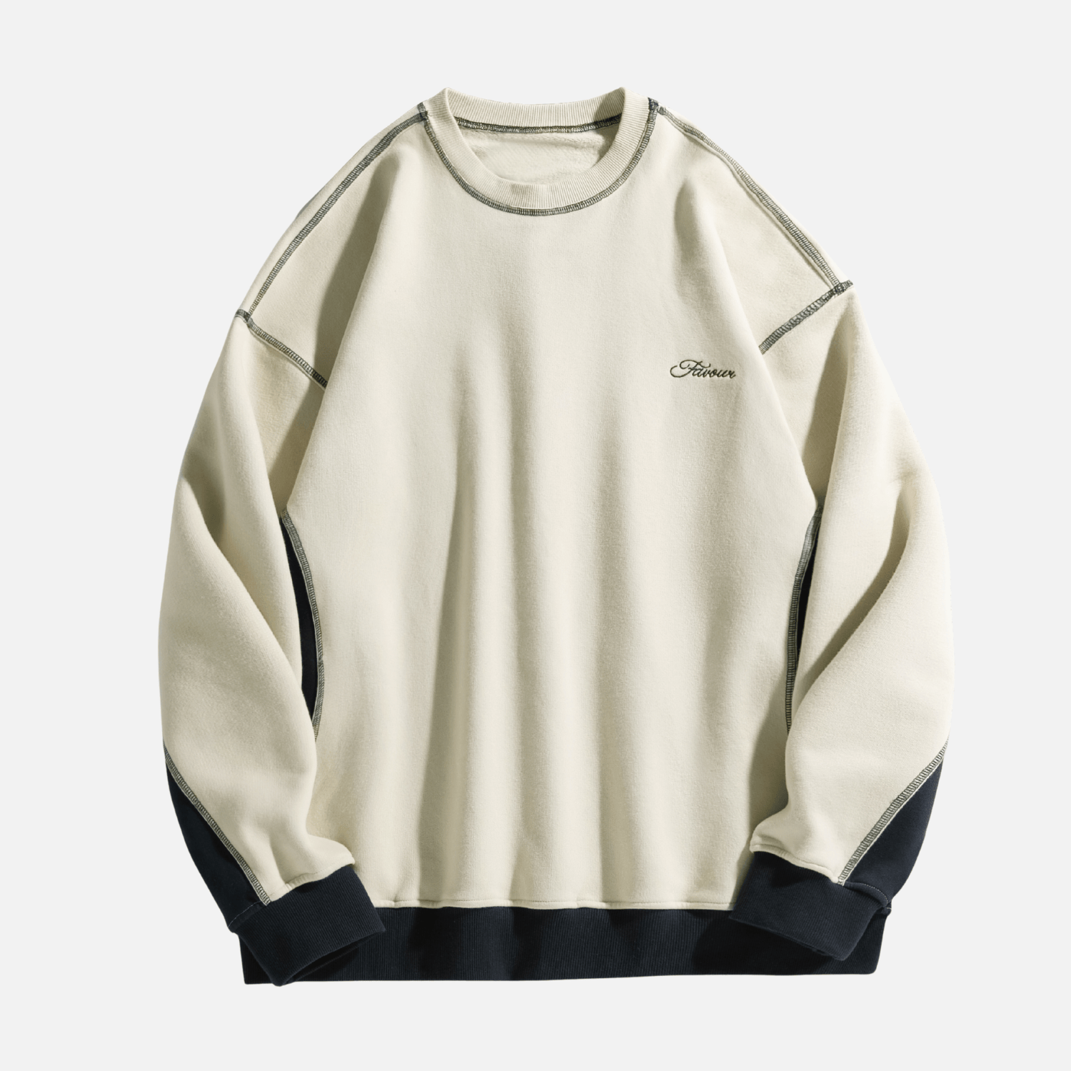 Style Core Aesthetics, New Style Trends Vintage  Patchwork Sweatshirt