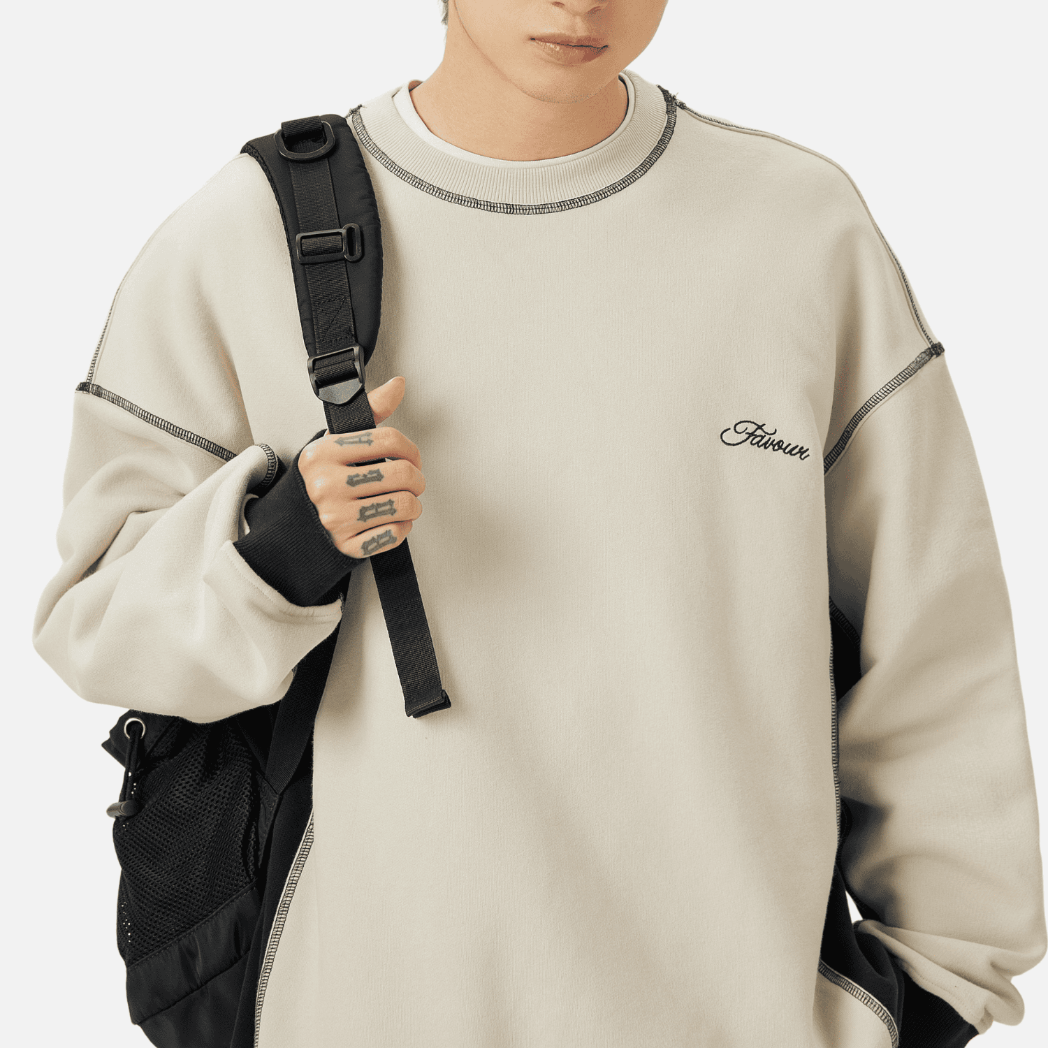 Style Core Aesthetics, New Style Trends Vintage  Patchwork Sweatshirt