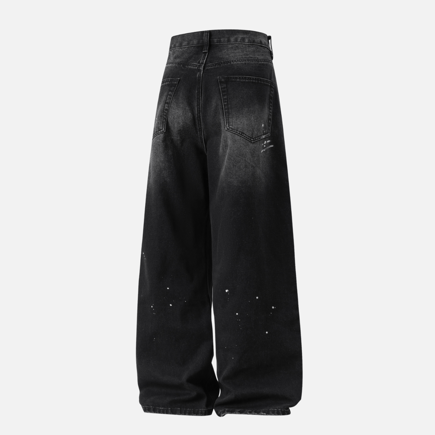 Style Core Aesthetics, New Style Trends Vintage Washed Paint-Splatter Jeans