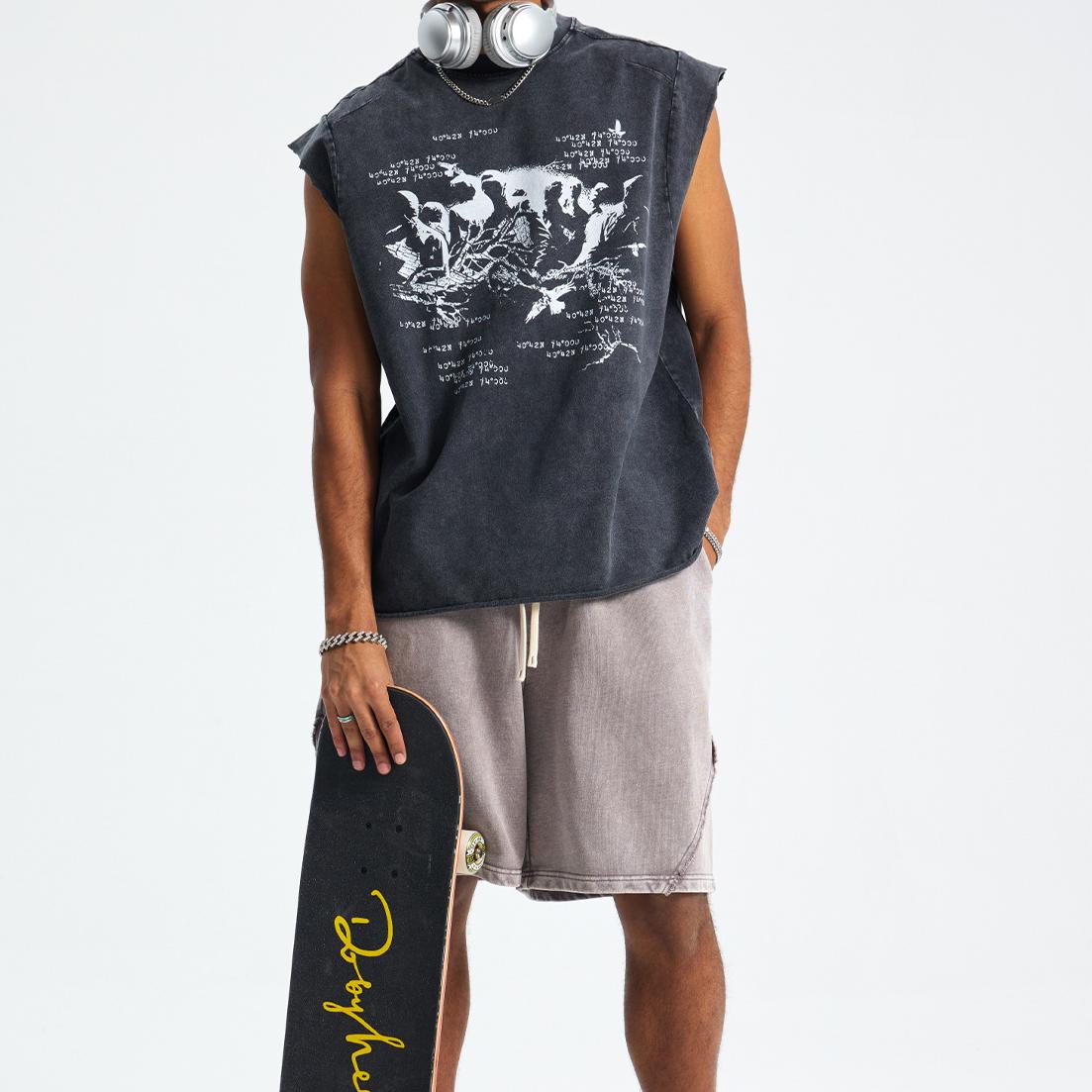 Style Core Aesthetics, New Style Trends Wax-Dye Print Tank Top