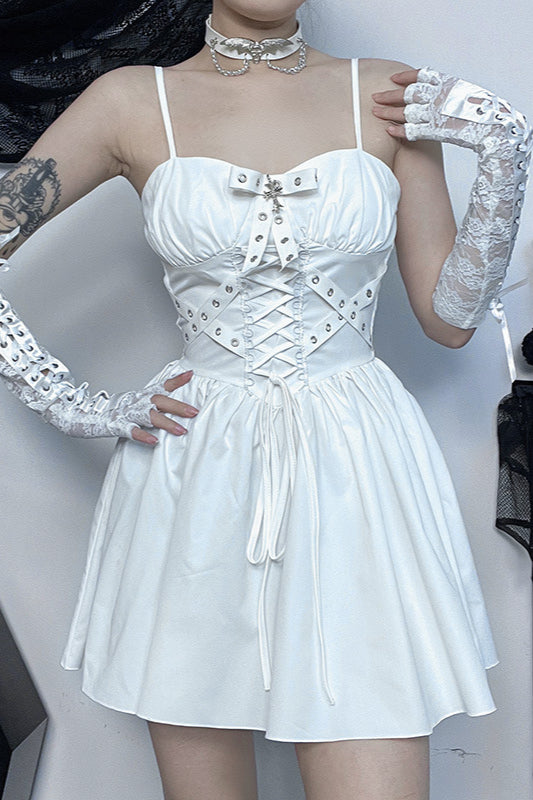 Summer po, Puff Sleeve Cover Gothic Dress