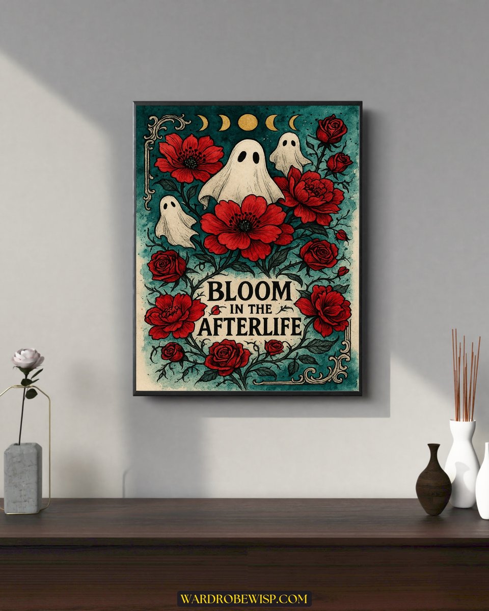 Bloom in the Afterlife Wall Art canvas