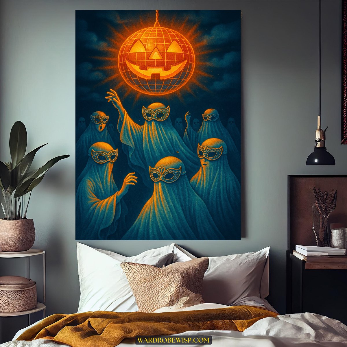 Ghost Disco Wall Art canvas