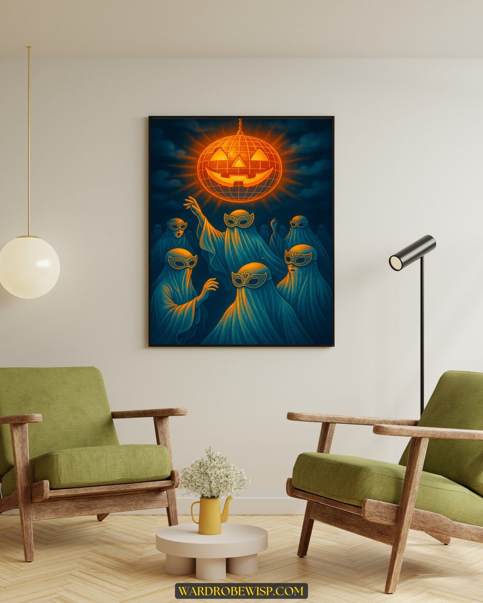 Ghost Disco Wall Art canvas