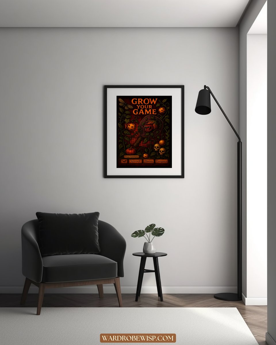Grow Your Game Pickleball Art canvas