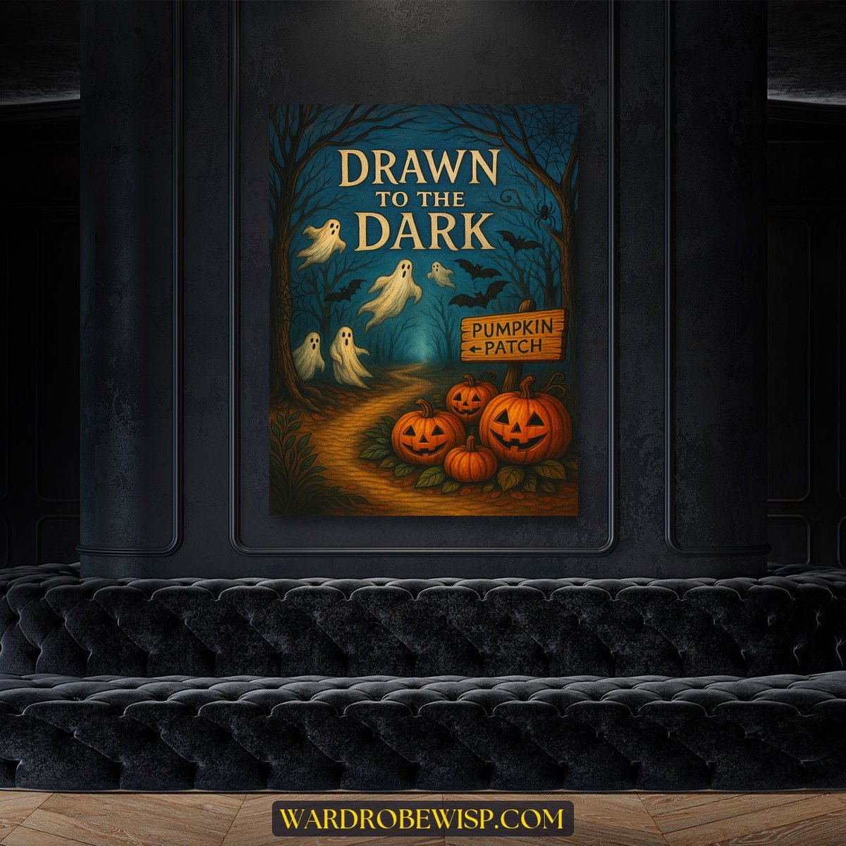 Halloween Ghost Art canvas