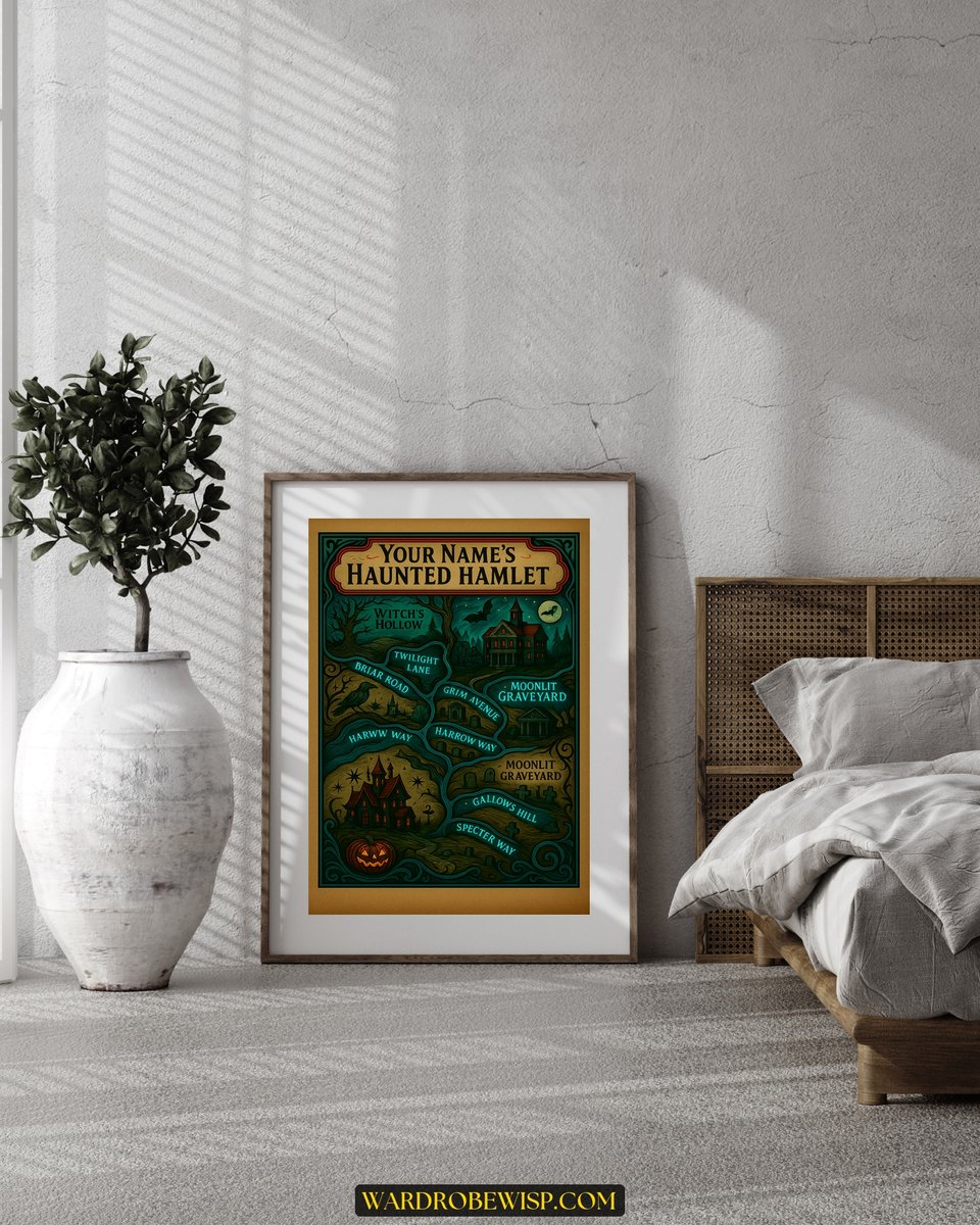 Haunted Hamlet Map canvas