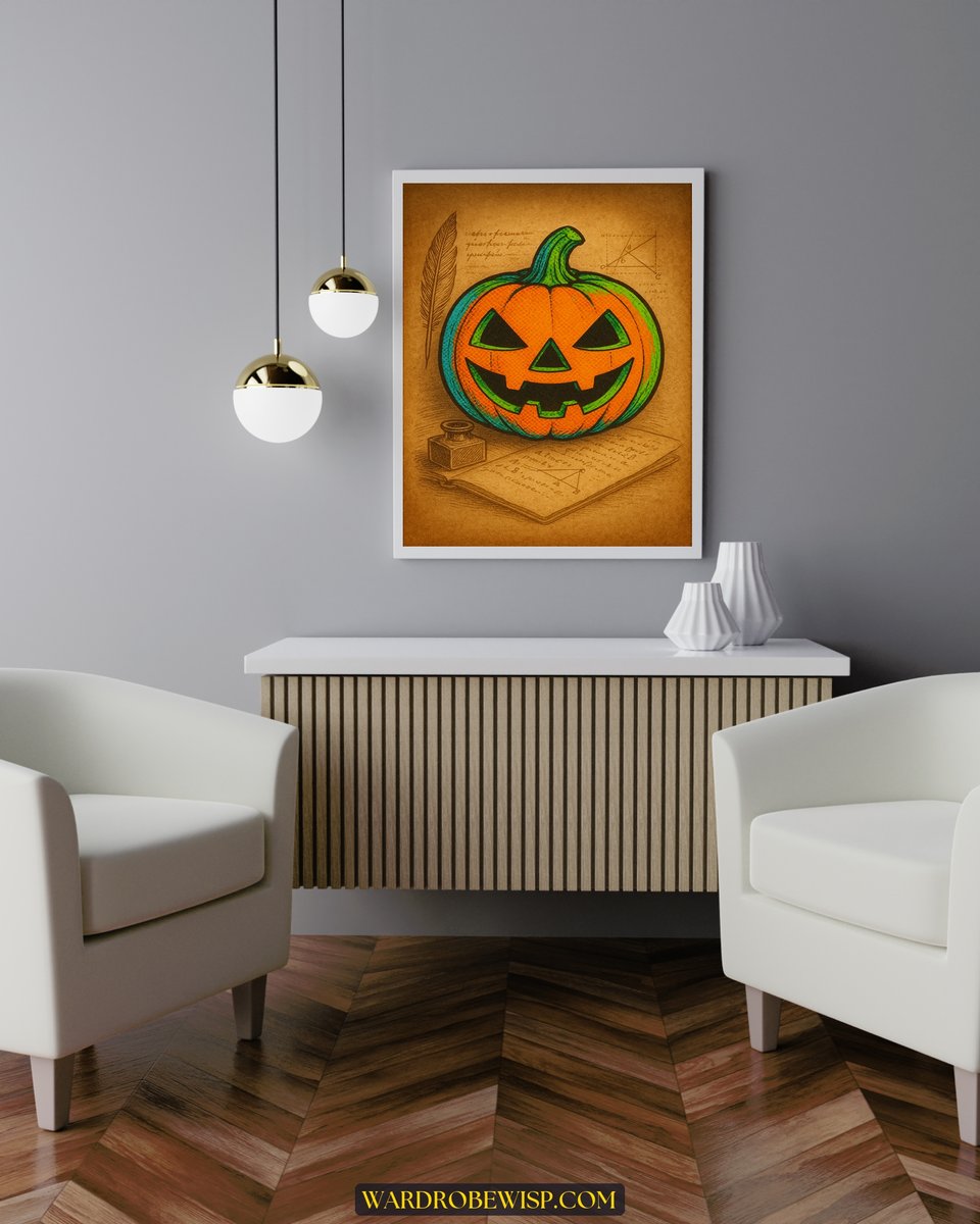Jack O Lantern Art canvas