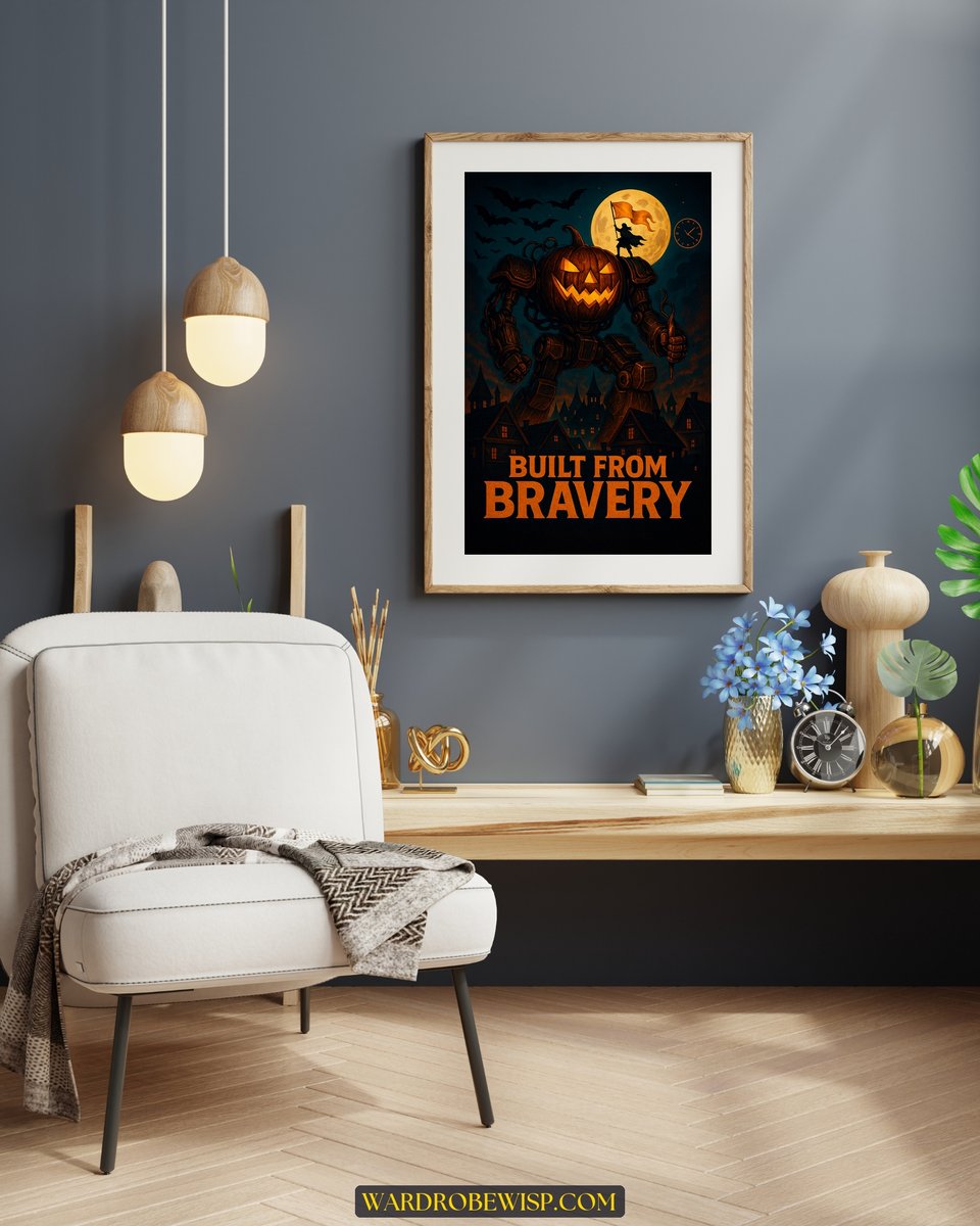 Pumpkin Mech Art canvas