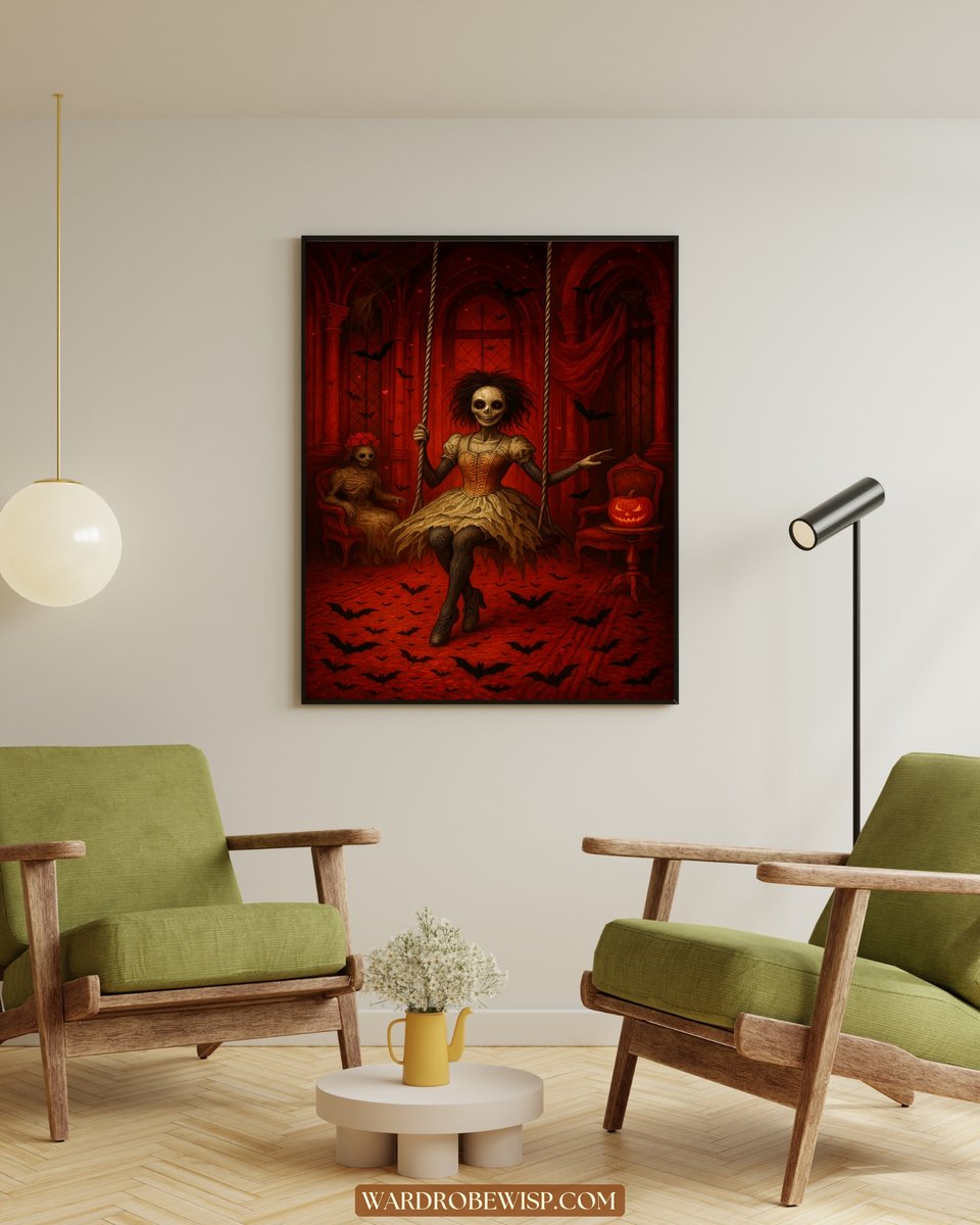 Skeleton Ballerina Art canvas